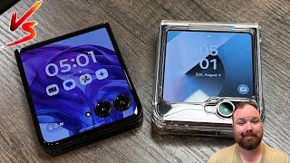 Z Flip 6 vs RAZR+ 2024 // ONE CLEAR CHOICE!