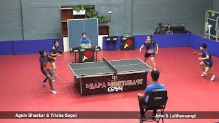 Mizoram Jeho & Lalthansangi Vs Assam Trisha Gogoi & Agniv Bhaskar Gohain/ Mixed doubles/ TT  2024