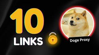 10 New DOGE Proxy LINKS | Unblocked Websites for School 2024 | DOGE links