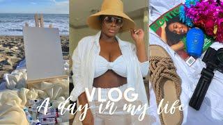 VLOG | SPEND THE DAY WITH ME | BEACH DAY | IAMSHERIKAB