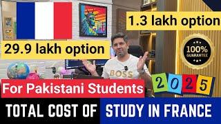 Total Cost of Study in France 2025 for Pakistani Applicants | Public vs Private University Fee