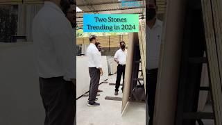 Two stones trending in 2024 #viral #flooring #marble #granite #importedmarble #keralahome #short