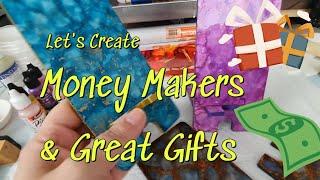 Money Makers and Gifts w/ PU Resin and Alcohol Ink  @Daves_drh-acrylic-creations @justjanese4753