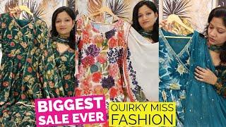 Quirky Miss Fashion Brings You Biggest Year End 2023 Sale on Cotton Muslin Kurtis & Gowns.