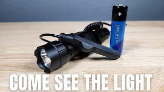 BEST BUDGET FLASHLIGHT FOR BEGINNERS W PRESSURE PAD AR15/AK47 FEYACHI FL11 REVIEW 1200 LUMENS