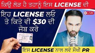 License ਦਾ ਅਸਲ ਮਤਲਬ ਕੀ ਹੈ ਇਹ License ਲਓ ਤੇ ਕਿਤੇ ਵੀ $30 ਦੀ ਜੋਬ ਕਰੋ