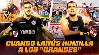 CUANDO LANÚS HUMILLA A LOS GRANDES DE ARGENTINA