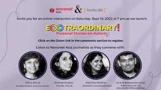 Launch of Newsreel Asia's podcast Extraordinary -- Personal Stories of Autism on September 10, 2022