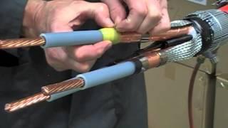 Heat Shrink Cable Joint - 11kV 3 Core XLPE & EPR High Voltage Cable Joints