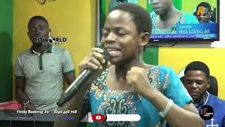 Her voice carries a special anointing - Freda Boateng Jnr, in a Spirit-filled Worship at Ezra FM