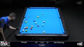 STRAIGHT POOL FINAL: Shane Van Boening vs Billy Thorpe | 2019 US Open Straight Pool Championship