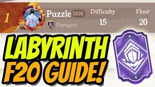 How We Cleared FLOOR 20 on Difficulty 15 of The Labyrinth! AFK Journey Arcane Labyrinth Guide