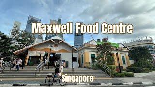 Walking Tour: Maxwell Food Centre, Singapore || by: Stanlig Films