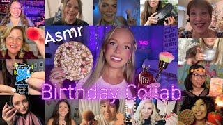 ASMR COLLAB My Favorite Artists Do My Favorite Triggers for My Birthday