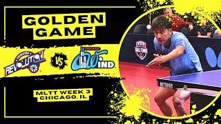 MATCH HIGHLIGHTS: GOLDEN MATCH | Princeton Revolution vs Chicago Wind | MLTT  Week 3 (Chicago,IL)