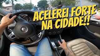 ANDANDO NO 12 DE JETTA TSI STAGE 2 NA CIDADE! INSANO DEMAIS 