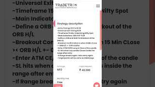 Nifty ORB Breakout Option Buying