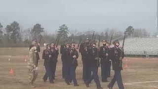 clarke central jrotc competition at Grovetown- armed mixed platoon