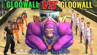 Gloowall vs Gloowall Skin Fight  New Wall Royale  NOOB ADAM  Gloowall Skin Challenge Free Fire 