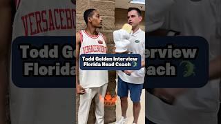 Todd Golden Florida Gator’s SAVIOR! | Interview