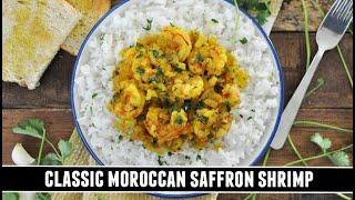 Moroccan Saffron Shrimp | One of the BEST Shrimp Recipes EVER