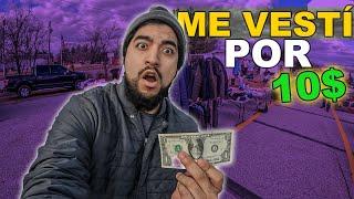 Me vestí por 10$ en el mercado de pulgas en Estados Unidos