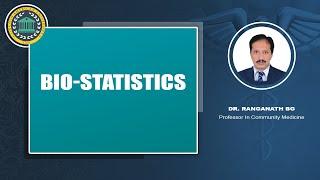 Biostatistics Online Class by Dr. Ranganath BG | Lincoln American University