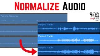 How to NORMALIZE (increase) volume in GarageBand iOS (iPad/iPhone)