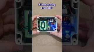 DIY fast charging power bank with a big capacity #diy #battery  #electronics