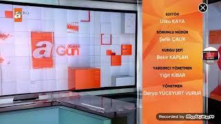 Atv - Haber bitişi,dizi,sponsor ve akıllı işaretler jeneriği (Genel izleyici) 4 Haziran Cuma (2021)