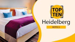 Top 10 Best Hotels to Visit in Heidelberg | Germany - English