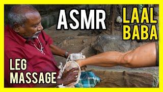 LEG and FOOT MASSAGE by LAAL BABA with SMOKY oil | ASMR Barber