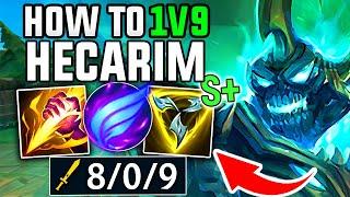 New Hecarim High Elo Triforce Build - High Elo Hecarim Gameplay - Hecarim Jungle Gameplay Guide