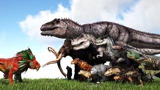 Shadowmane VS ARK Dinosaurs