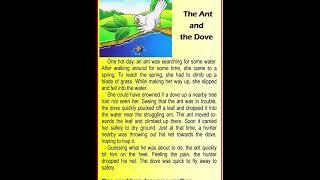 The Ant and the Dove || Short story || English