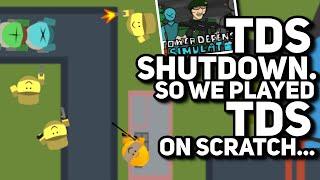 Roblox TDS Shutdown. So we played Scratch Tower Defense Simulator...