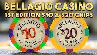 Bellagio Las Vegas $10 and $20 1st Edition Chips!