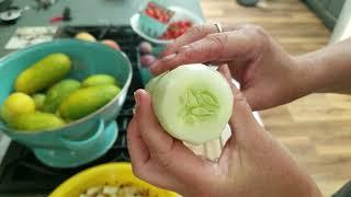 Over Ripe Cucumbers and a Quick Pickle recipe