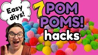 7 Easy & Adorable DIYs You Can Make with Pompoms! 