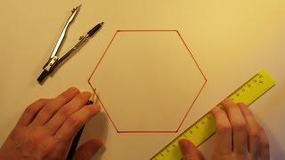 Geometry - Regular Hexagon Construction