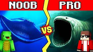 EL GRAN MAJA VS BLOOP MONSTER Build battle In Minecraft - NOOB VS PRO CHALLENGE Maizen Mizen Parody