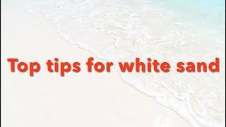 Get sparkling white sand in YOUR reef tank - top tips