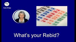 What's your Rebid? Learn to Play Bridge Online