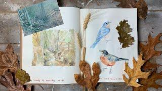 January In The Nature Journal  journaling methods