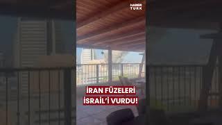 İran, Hayfa'yı Vurdu! O Anlar Kameralara Böyle Yansıdı! #iran #israil #haber