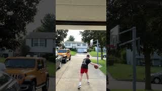 When your a d1 player and make a slam dunk like Lebron James #shorts