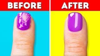 17 COOL MANICURE AND NAIL HACKS