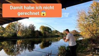 Feedern am Fluss mit dicker Überraschung  Angeln auf Barbe und Co