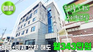 "광주광역시 상가주택" 원금 이자 다 갚아도 월 343만 원 현금흐름! 신축급 수익형 부동산!