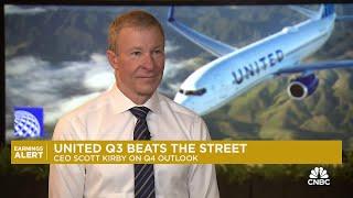 United Airlines CEO Scott Kirby on Q3 results, impact of Boeing strike and route expansion